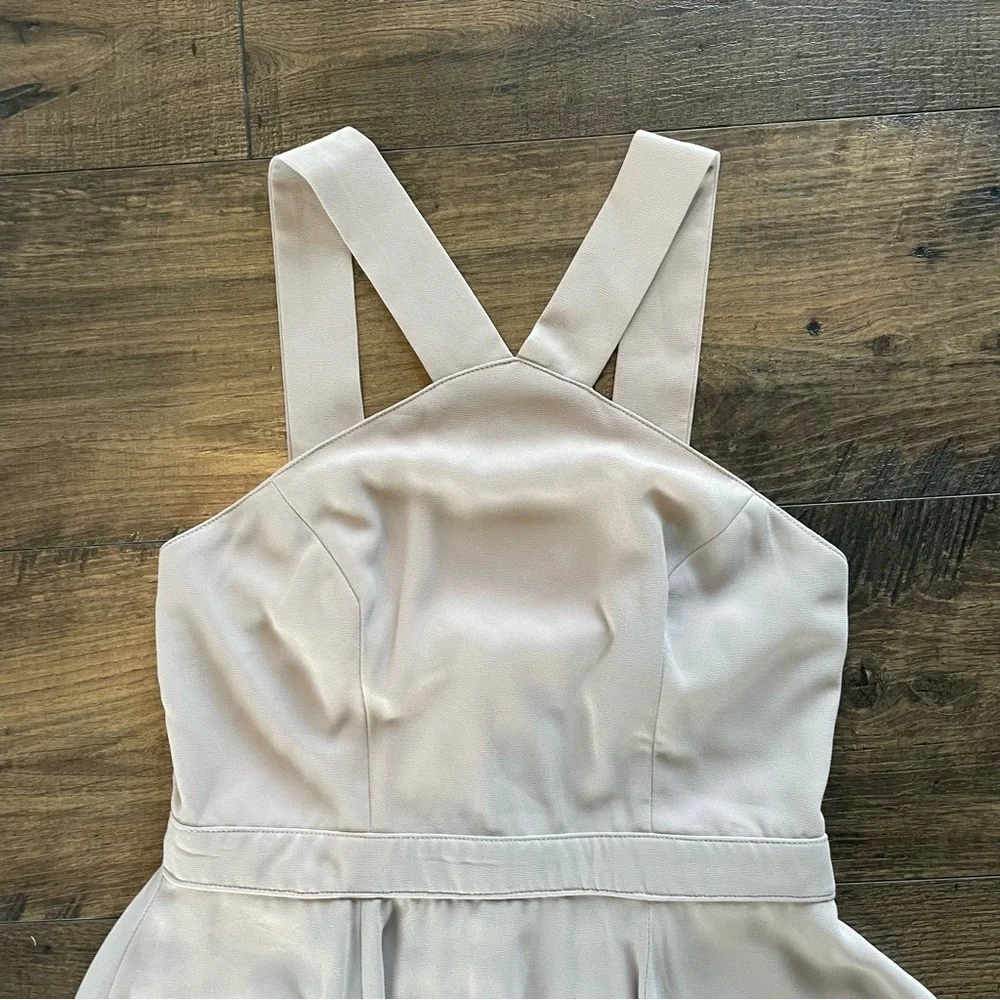 Lulus Forevermore Skater Gray Dress Size S - Picture 6 of 8